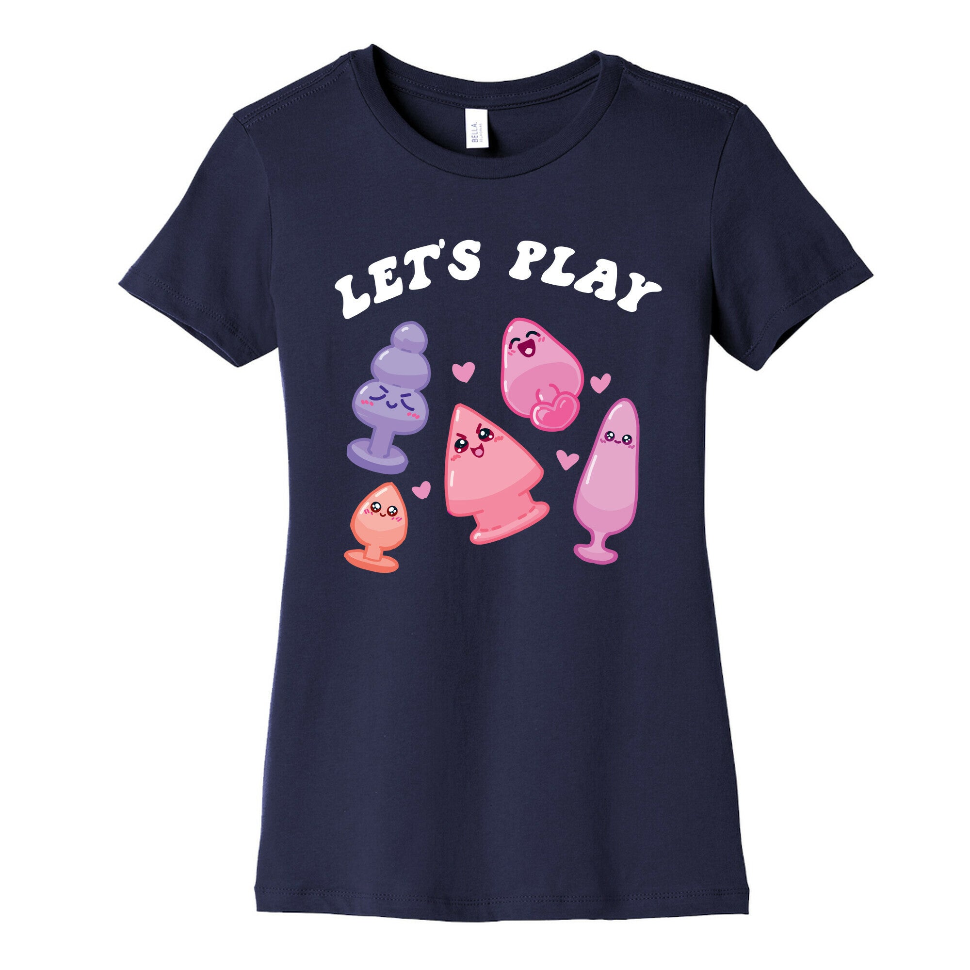 Let's Play (Kawaii Plugs) Women's Cotton Tee